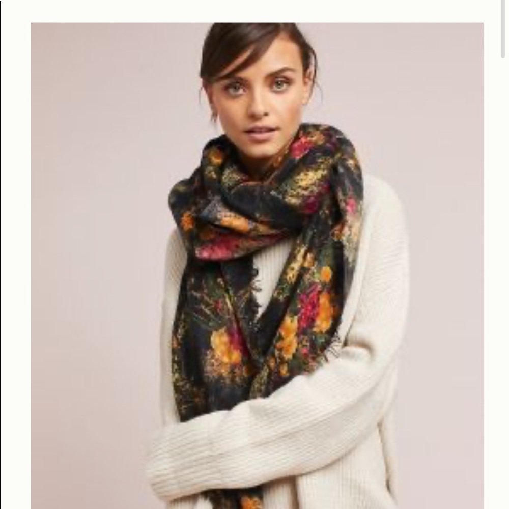 Like new floral scarf.